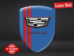 Cadillac Emblemi Cofano Alta Qualità Professionale Regolabili ST